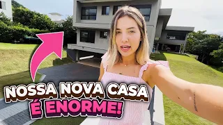 MOSTREI A CASA QUE NOS VAMOS MORAR!!