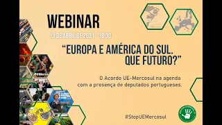 Webinar Europa e América do Sul. Que Futuro?