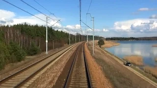 Cabview ED250 Pendolino Katowice - CMK - Warszawa Centralna 200km/h