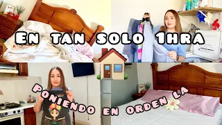 DEL CAOS AL ORDEN EN 60 MINUTOS💪🏻 | MOTIVATE A LIMPIAR CONMIGO 🧹