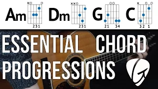 Chord Progression Practice - Am Dm G C | Beginner Guitar Lessons