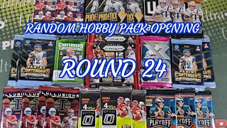 Random Football Card Hobby Pack Opening Round 24