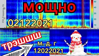 СУПЕР, все данные доступны обзор графиков Резонанса Шумана из разных стран 1/12/2021 и 2/12/2021 год