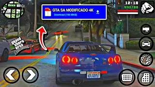 🔥SAIU!!! MODPACK (GTA SA MODIFICADO ULTRA REALISTA) VEGETAÇÃO + CARROS DE DRIFT MOTOS E SKINS