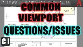 5 Common AutoCAD Viewport Questions & Issues | Stuck in a Viewport? | 2 Minute Tuesday
