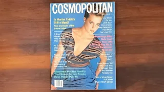 1982 March ASMR Magazine Flip Through: Cosmopolitan w Donna Stia Albert Finney