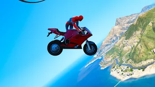 GTA 5 SPIDERMAN RAGDOLLS |  GTA V SPIDERMAN Ragdolls 4k Compilations funny moments jumps/fails ep30