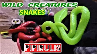 WILD CREATURES SNAKES - SERPIENTES VENENOSAS Y SALVAJES -  UNBOXING PIPIRULIS