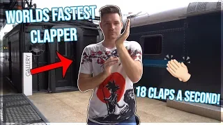 Worlds Fastest Hand Clapper | Eli Bishop | Rick Smith Jr.