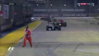 F1 Marshall Runs for His Life