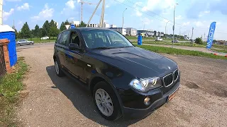 2009 BMW X3 ДИЗЕЛЬ (177) ТЕСТ-ДРАЙВ И ПОЛНЫЙ ОБЗОР.