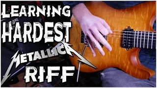 Learning the Hardest METALLICA Guitar Riff