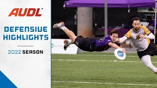 12 minutes of defensive highlights from the 2022 AUDL season