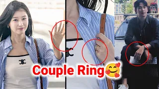 SPOTTED! Kim Ji Won wearing a Ring on her Ring Finger! Couple Ring with Kim Soo Hyun
