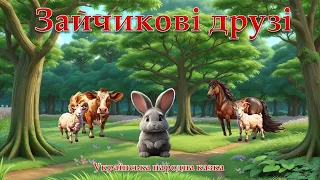 Зайчикові друзі |Українська народна казка| Аудіоказка