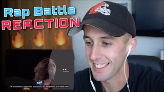 Russian Rap Battle REACTION | Oxxxymiron vs Dizaster