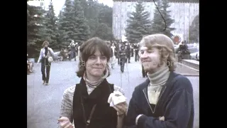 Tour Group Visiting a Space Shuttle in Moscow in the 1970s