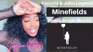 Opera Singer Reacts to Faouzia & John Legend | Minefields | Audio Analysis