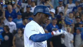 ARI@LAD Gm1: Puig scorches an RBI double into the gap