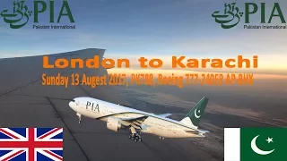 ✈FLIGHT REPORT✈ PIA Pakistan International Airlines, London To Karachi, Boeing 777-240ER, PK788