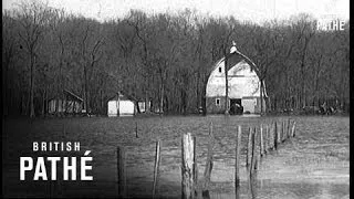 Crop Peril - Rains Threaten Midwest Farms Aka American Farmland Flooded Lner (1938)