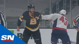 Bruins’ Jarred Tinordi Takes On Tom Wilson In A Big Scrap