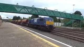 NIR 111 Class loco 111 - Ballast Train - Dundalk 3/6/15