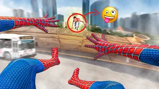 SPIDERMAN ESCAPING CRAZY FAN GIRL (Parkour POV)