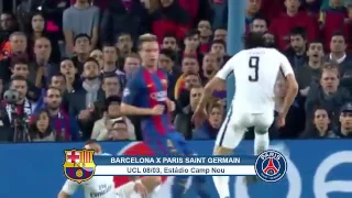 Barcelona 6 x 1 PSG   melhores momentos   Liga dos Campeões 2017   YouTube