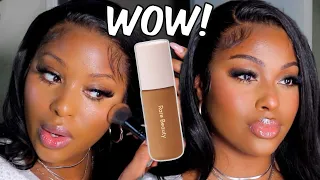 TINTED MOISTURIZER MAKEUP TUTORIAL | This is your sign to get rid of your foundation 🥲| Rare Beauty