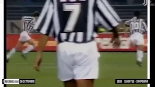 Roberto Baggio (Juventus) - 08/09/1993 - Juventus 3x1 Sampdoria - 1 gol
