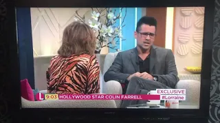 Colin Farrell Swears live on Lorraine Dumbo Promo