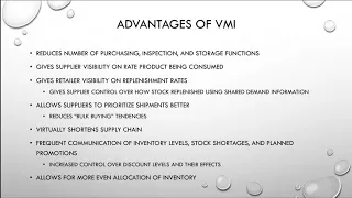 Supply Chain Basics: Vendor Managed Inventory (VMI)