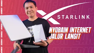 Nyobain STARLINK : Internet Jalur Langit Dari Elon Musk | Review SpaceX Starlink Indonesia