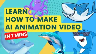 How to Make AI Animation Video in 7 MINUTES - MAKE MONEY IN 2024