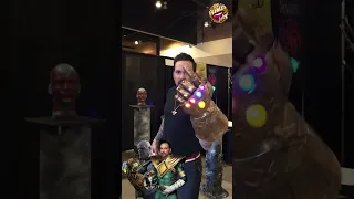 Power Rangers Meets Marvel: Green Ranger Wears Thanos's Infinity Gauntlet #powerrangers #avengers