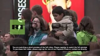 Russia: Rehearsals ahead of Victory Parade in Moscow's Red Square