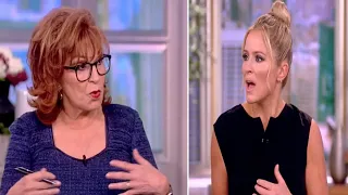 The View producers abruptly shut off Joy Behar’s mic as Sara Haines blasts ‘we can’t say that!’