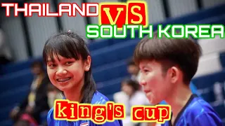 the best takraw captain for the women's team at the KING'S CUP 2023 |  THAILAND 🇹🇭 vs SOUTH KOREA 🇰🇷