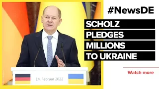 Money instead of weapons: Scholz pledges millions to Ukraine | #NewsDE