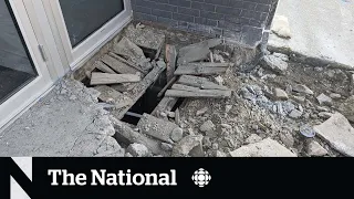 City contractor digs hole into Toronto couple's home