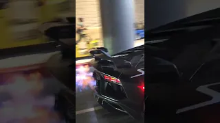 Gintani twin turbo Lamborghini Aventador SVJ sounds unreal