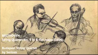 beethoven string quartet no 6, budapest quartet