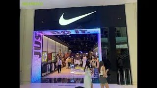 NEXNOVO’s transparent LED display showed in Dubai Mall