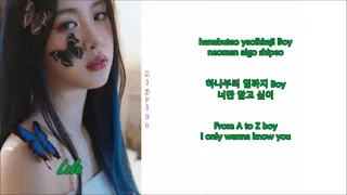 PIXY - Let Me Know (Rom-Han-Eng Lyrics) Color & Picture Coded