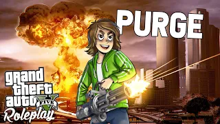 DESTROYING EVERYONE IN THE PURGE - GTA RP