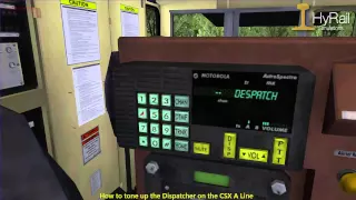 How to tone up the dispatcher on the CSX A line