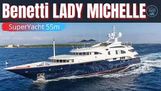 Inside the $18 million 2003 Benetti LADY MICHELLE SuperYacht | Elegance and Italian styling