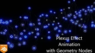 Plexus Effect with Geometry Nodes (Blender Tutorial)