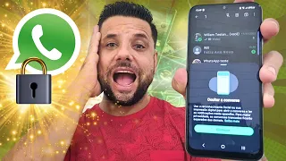 COMO ATIVAR E USAR A FUNÇÃO TRANCAR CONVERSAS NO WHATSAPP E DEIXAR AS MENSAGENS ESCONDIDAS